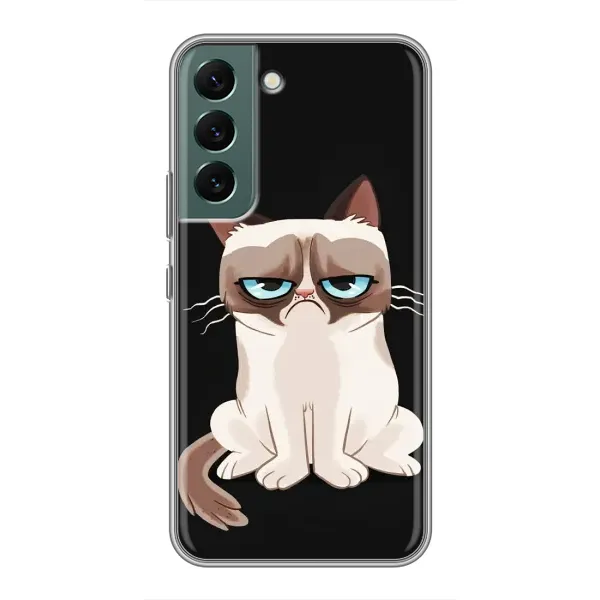 Чехол с принтом «Грустный кот» для Samsung Galaxy S22 Plus Чехол с принтом «Грустный кот» для Samsung Galaxy S22 Plus