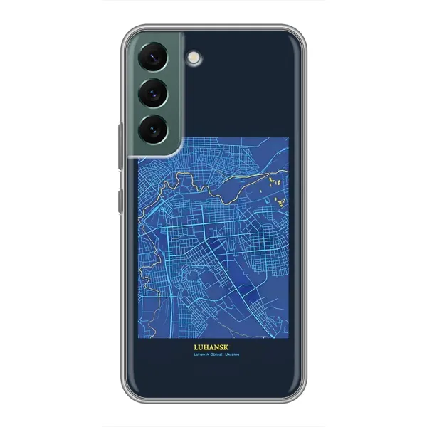 Чехол с принтом «Гуганск» для Samsung Galaxy S22 Plus