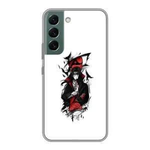 Чехлы на тему: Итачи Учиха для Samsung Galaxy S22 Plus (AlphaPrint) (Итачи с атрибутами)
