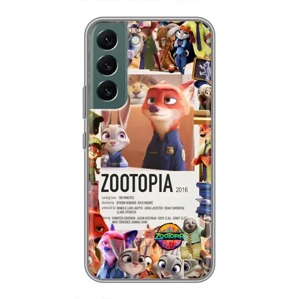 Чохол з принтом «Постер Зоотрополіс» для Samsung Galaxy S22 Plus