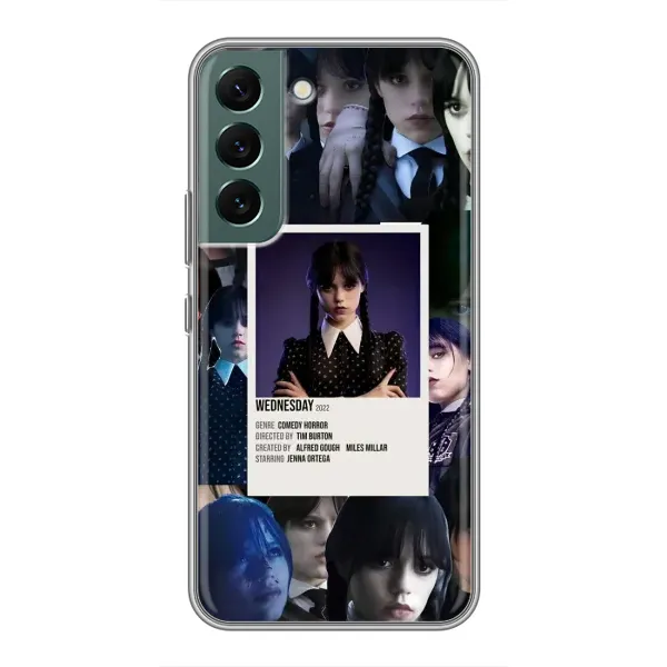 Чехол с принтом «коллаж Уэнздей» для Samsung Galaxy S22 Plus Чехол с принтом «коллаж Уэнздей» для Samsung Galaxy S22 Plus