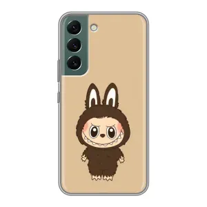 Чехол с Лабубу на Samsung Galaxy S22 Plus (Bored Ape в красном)