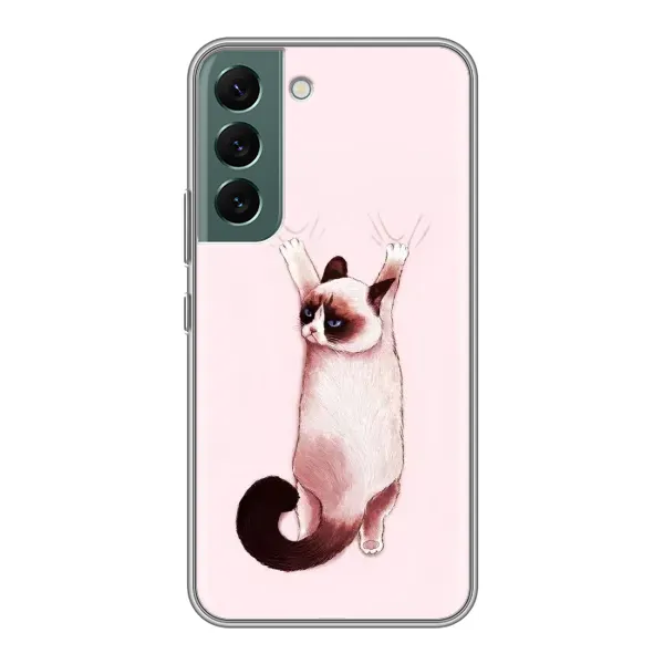 Чехол с принтом «Котик падает» для Samsung Galaxy S22 Plus