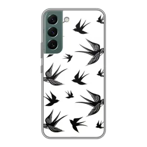 Чехол с птицами на Samsung Galaxy S22 Plus (VPrint) (Ласточки)