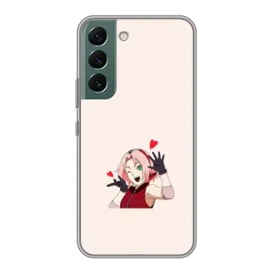 Чехлы Персонажи Аниме Наруто для Samsung Galaxy S22 Plus (AlphaPrint) (Лайк Сакура)