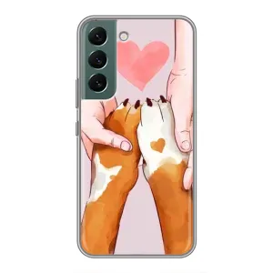 Чехлы с собаками для Samsung Galaxy S22 Plus (VPrint) (Любовь к собакам)