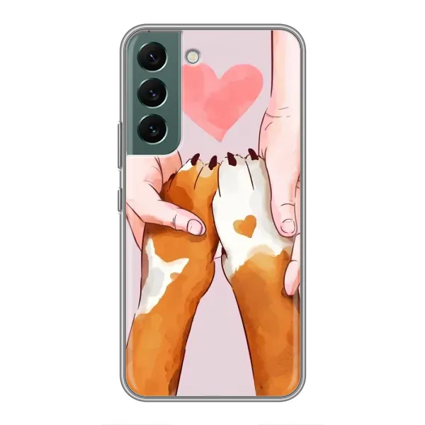 Чехол с принтом «Любовь к собакам» для Samsung Galaxy S22 Plus