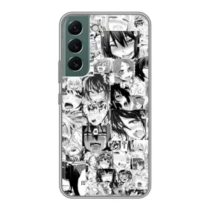 Анимешный чехол для Samsung Galaxy S22 Plus (Ahegao manga)