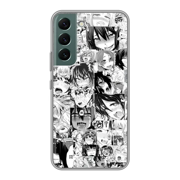 Чехол с принтом «Ahegao manga» для Samsung Galaxy S22 Plus