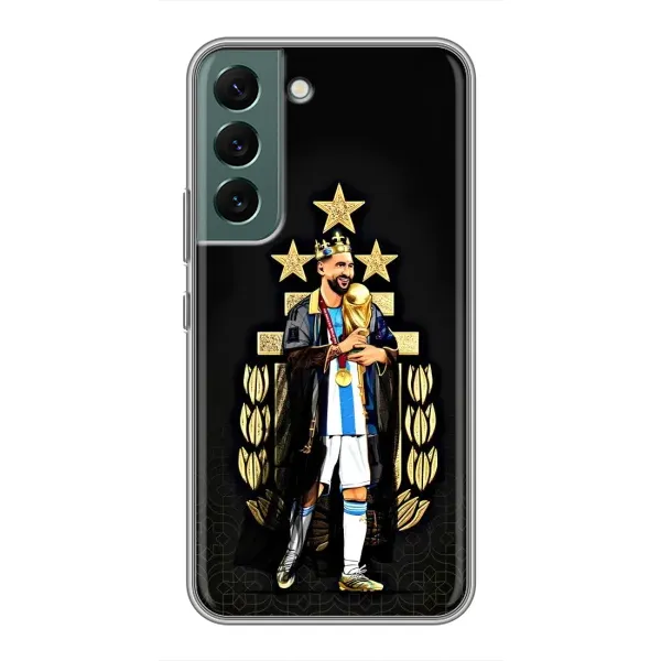 Чехол с принтом «Месси Король» для Samsung Galaxy S22 Plus
