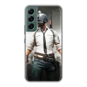 Чехол PUBG для Самсунг С22 Плюс (AlphaPrint) (Пабг мен)