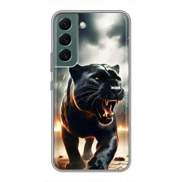 Чехол с принтом «Черная пантера» для Samsung Galaxy S22 Plus Чехол с принтом «Черная пантера» для Samsung Galaxy S22 Plus