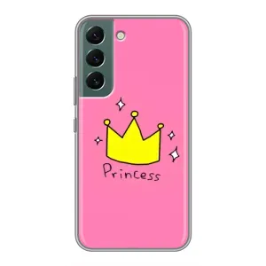 Чехол с картинкой (Стильные) для Самсунг С22 Плюс - (AlphaPrint) (Princess)