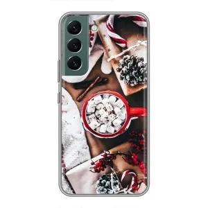 Рождественские, Праздничные Чехлы для Самсунг С22 Плюс (Рождественская атмосфера)