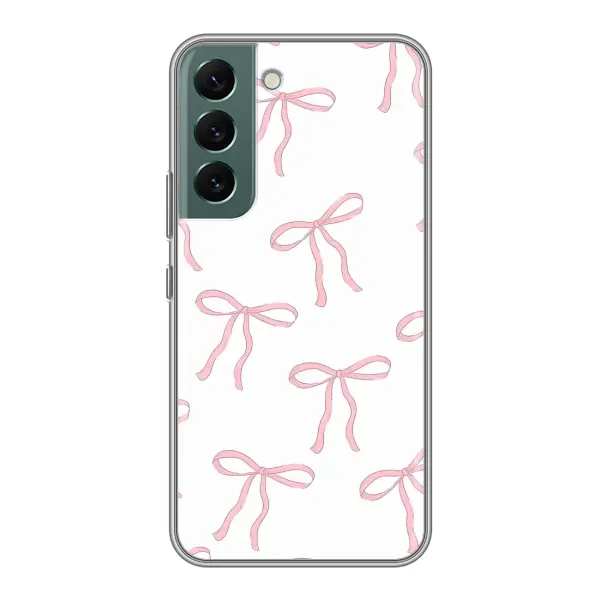 Чохол з принтом «Рожеві бантики» для Samsung Galaxy S22 Plus