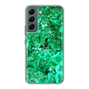 Мраморный чехол на Samsung Galaxy S22 Plus (VPrint) (Салатный Мрамор)