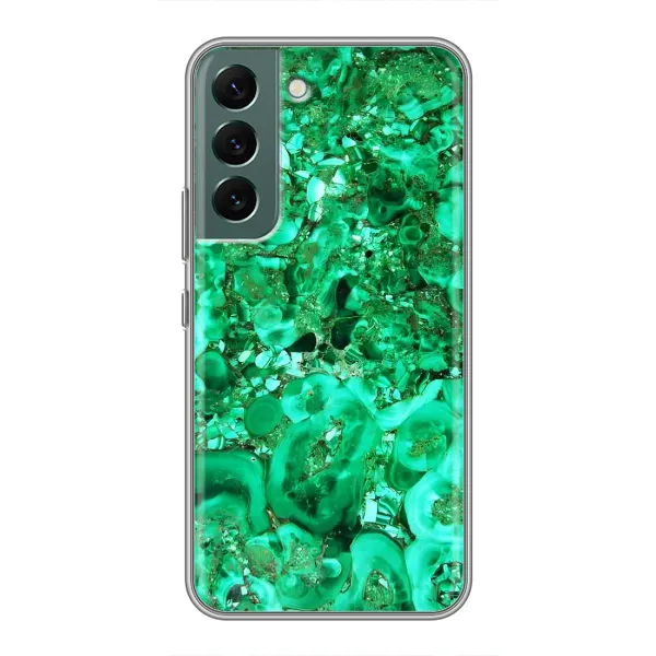 Чохол з принтом «Салатовий Мрамор» для Samsung Galaxy S22 Plus Чохол з принтом «Салатовий Мрамор» для Samsung Galaxy S22 Plus