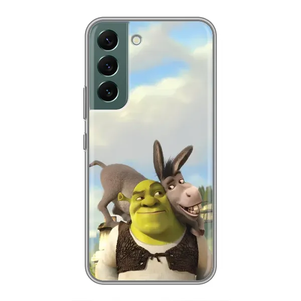 Чохол з принтом «Шрек та Осел» для Samsung Galaxy S22 Plus