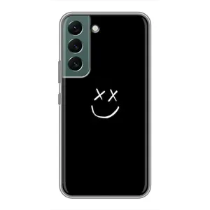Чехол для Самсунг С22 Плюс - (AlphaPrint) с печатью (ТОП продаж) (Смайл)