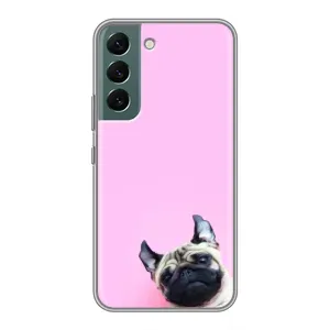 Чехлы с собаками для Samsung Galaxy S22 Plus (VPrint) (Смешная собака)
