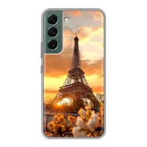 Чехол Эйфелева Башня для Samsung Galaxy S22 Plus - (AlphaPrint) (Солнечная башня)