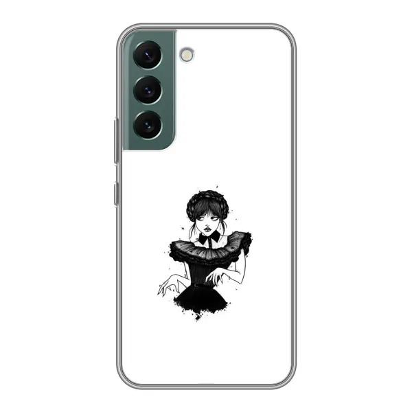 Чехол с принтом «танец Уэнздей» для Samsung Galaxy S22 Plus Чехол с принтом «танец Уэнздей» для Samsung Galaxy S22 Plus