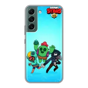 Чехлы Brawl Stars для Samsung Galaxy S22 Plus (AlphaPrint) (Трио героев)