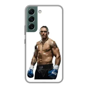 Чохол з картинкою Олександр Усик для Samsung Galaxy S22 Plus (Усик на білому)