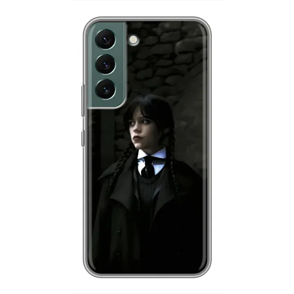 Чехол с принтом «Темный стиль Уэнздей» для Samsung Galaxy S22 Plus Чехол с принтом «Темный стиль Уэнздей» для Samsung Galaxy S22 Plus