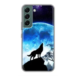 Защитные чехлы для Самсунг С22 Плюс (AlphaPrint) (ХИТ продаж) ВОЛК (Волк на луну)