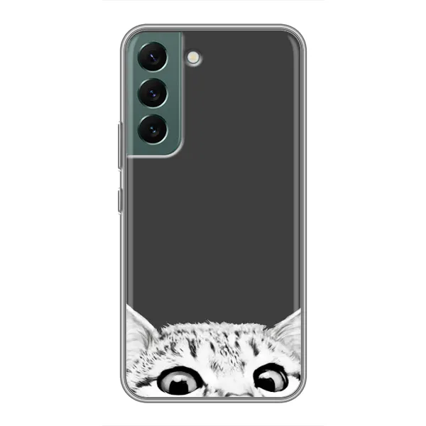 Чехол с принтом «Выглядывает кот» для Samsung Galaxy S22 Plus
