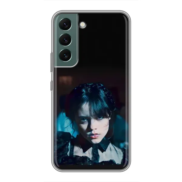 Чехол с принтом «взгляд Уэнздей» для Samsung Galaxy S22 Plus Чехол с принтом «взгляд Уэнздей» для Samsung Galaxy S22 Plus