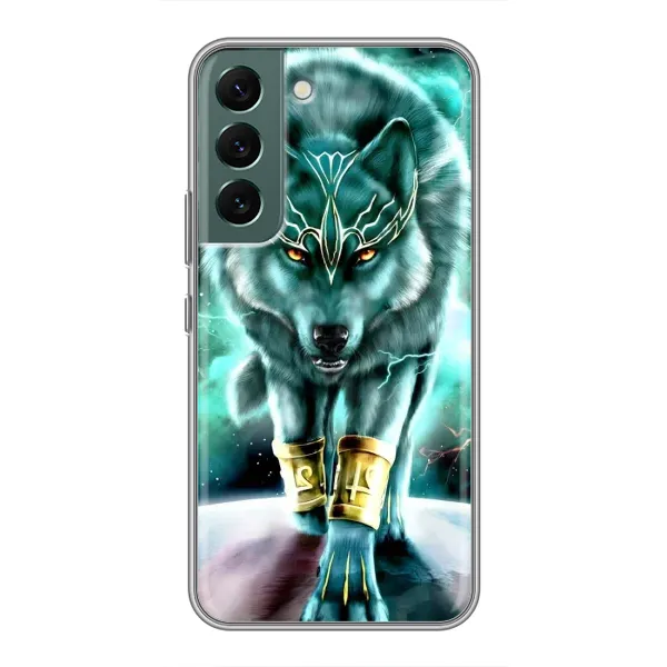 Чохол з принтом «Яскравий вовк» для Samsung Galaxy S22 Plus Чохол з принтом «Яскравий вовк» для Samsung Galaxy S22 Plus