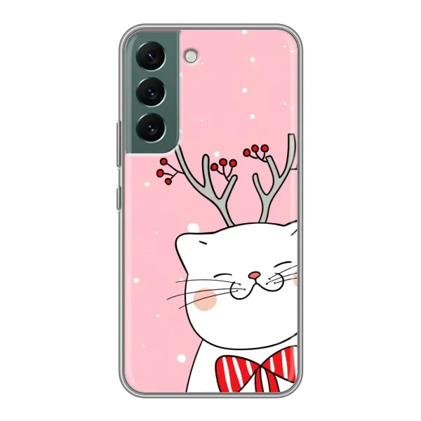 Чехол с принтом «Зимний кот» для Samsung Galaxy S22 Plus