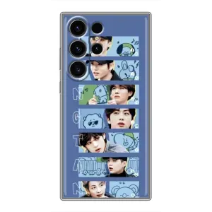 Чехлы BTS для Samsung Galaxy S22 Ultra (AlphaPrint) (Bangtan)
