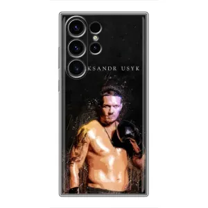 Чохол з картинкою Олександр Усик для Samsung Galaxy S22 Ultra (Боксер Олександр Усик)