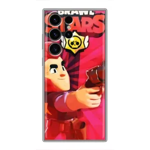 Чехол для Samsung Galaxy S22 Ultra Бравл Старс (VPrint) (Дуэлянт Кольт)