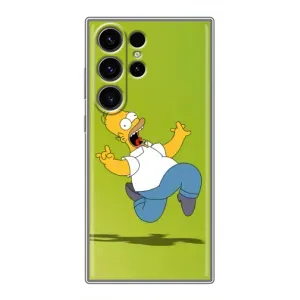 Чjхол з Сімпсонами для Samsung Galaxy S22 Ultra (VPrint) (Гомер Сімпсон)