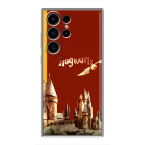 Чехлы с Гарри Поттером для Samsung Galaxy S22 Ultra (AlphaPrint) (Hogwarts)