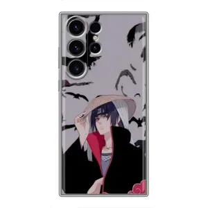 Чехол Итачи Учиха дляСамсунг S22 Ультра (AlphaPrint) (Итачи Вороны)