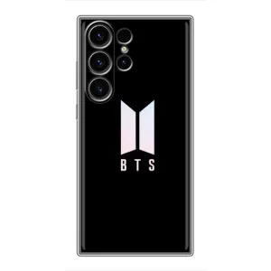 Чехлы BTS для Samsung Galaxy S22 Ultra (AlphaPrint) (Лого BTS)