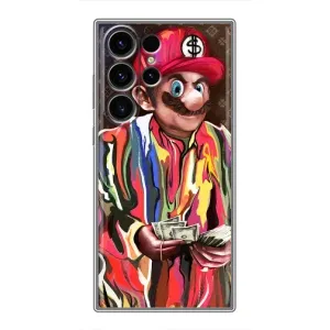 Бренднові Чохли для Samsung Galaxy S22 Ultra - (PREMIUMPrint) (Mario LV)