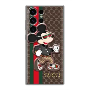 Чохли  GUCCI для Самсунг Галаксі S22 Ультра (AlphaPrint) (Маус Гуччі)