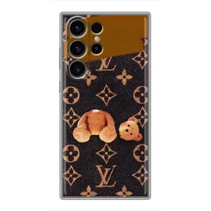 Бренднові Чохли для Samsung Galaxy S22 Ultra - (PREMIUMPrint) (Ведмедик без голови)