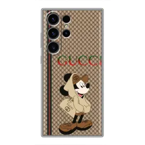 Чохли  GUCCI для Самсунг Галаксі S22 Ультра (AlphaPrint) (Mickey GUCCI)