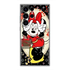 Чохол Disney Mouse Samsung Galaxy S22 Ultra (PREMIUMPrint) (Мінні peace)