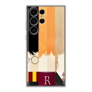 Чехлы с Гарри Поттером для Samsung Galaxy S22 Ultra (AlphaPrint) (обложка Гарри Поттера)