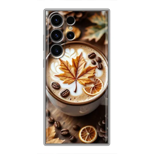 Чехол с принтом «Пряный кофе» для Samsung Galaxy S22 Ultra Чехол с принтом «Пряный кофе» для Samsung Galaxy S22 Ultra