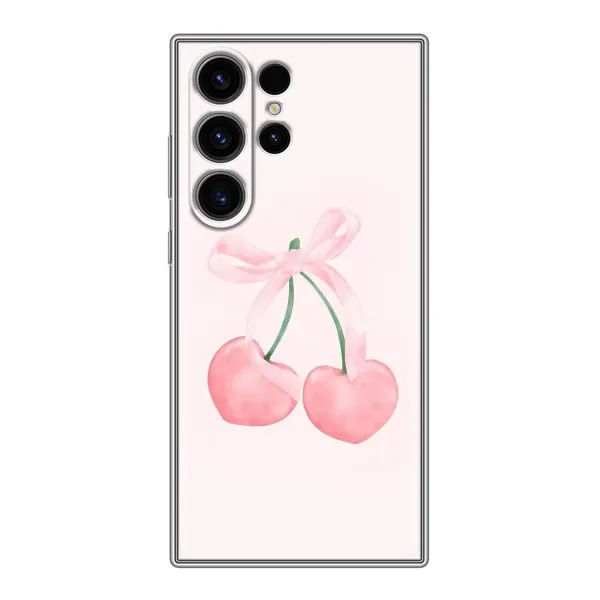 Чехол с принтом «Розовые вишни» для Samsung Galaxy S22 Ultra Чехол с принтом «Розовые вишни» для Samsung Galaxy S22 Ultra