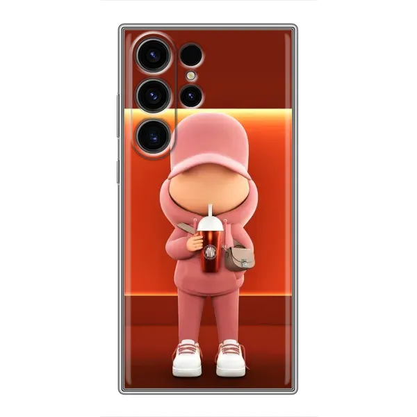Чехол с принтом «С Кофе» для Samsung Galaxy S22 Ultra